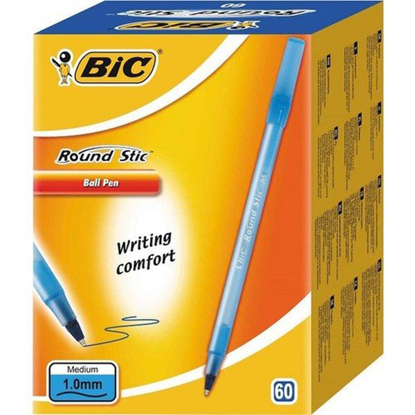 Bic Round Stic Tükenmez Mavi Kalem 60’lı Paket resmi