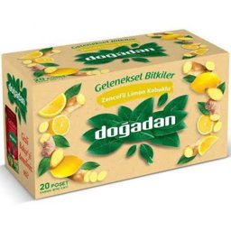 Doğadan Bardak Poşet Çay Zencefil Limon 20'li Paket resmi