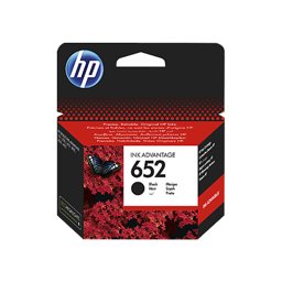 HP 652 Orijinal Siyah Mürekkep Kartuşu (F6V25AE) - 360 Sayfa resmi