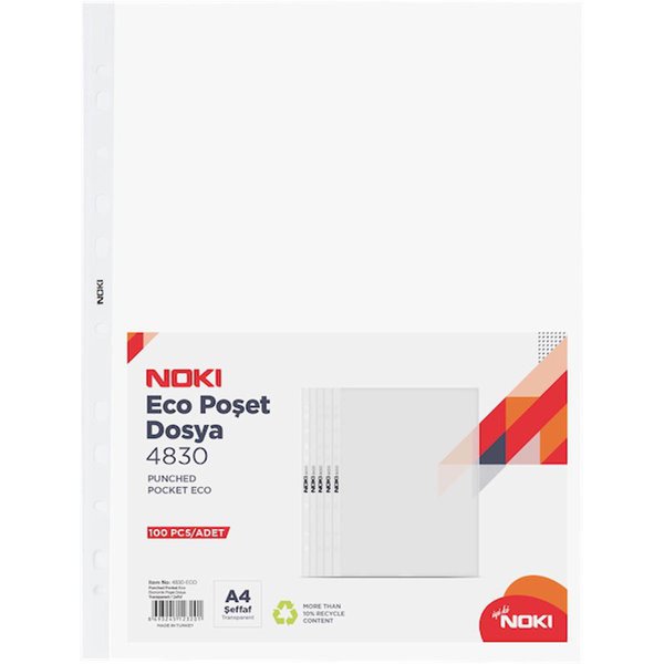 Noki 4830 Eco Poşet Dosya 100’lü Paket resmi