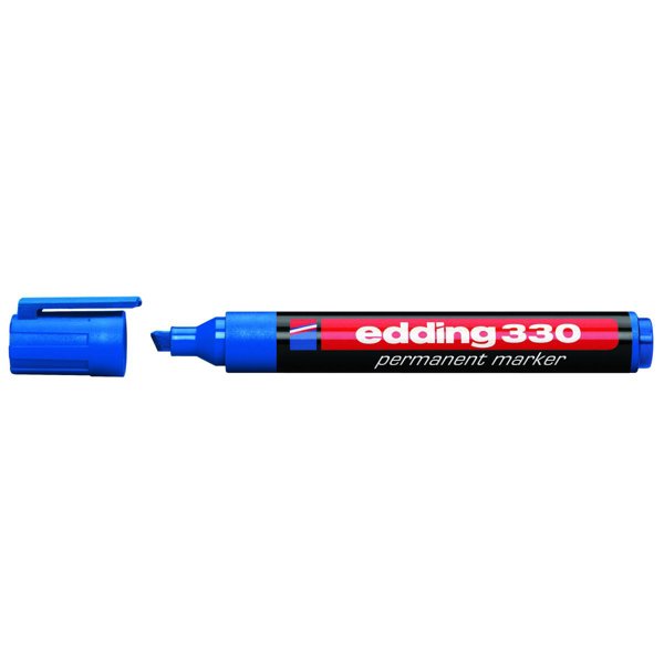 Edding E-330 Permanent Markör Mavi  resmi