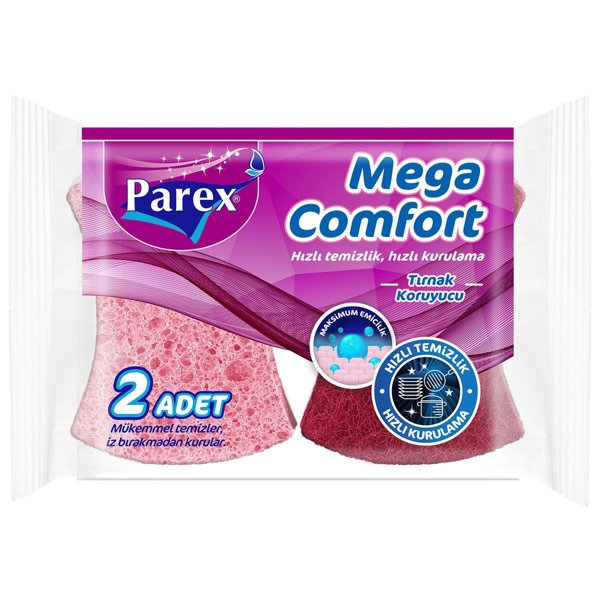 Parex Mega Comfort Sünger Oluklu 2'li resmi