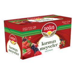 Doğuş Kırmızı Meyveler Bardak Poşet Çay 20'li Paket resmi