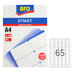 Aro AE-2065 Beyaz Sevkiyat ve Lojistik Etiketi 38.1x21.12 mm 65'li (100 Sayfa) resmi