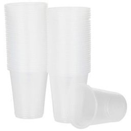 Asorty Şeffaf Plastik Otomat Bardağı Çift Sıra 1,4 g 180 ml 3000'li Koli resmi