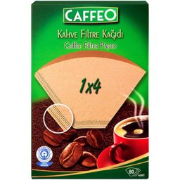 Caffeo Filtre Kahve Kağıdı 1/4 80'li resmi