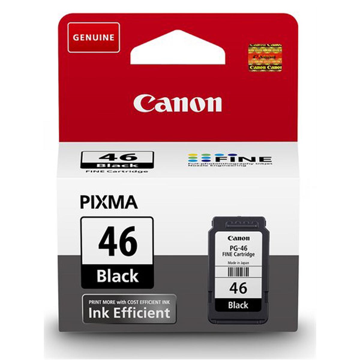 Canon PG-46 Orijinal Siyah Mürekkep Kartuşu (9059B001) - 400 Sayfa resmi