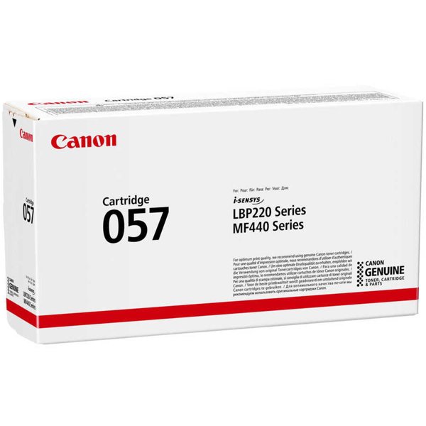 Canon CRG-057 Black Siyah Toner MF445/MF443/LBP223 3100 Sayfa Baskı resmi