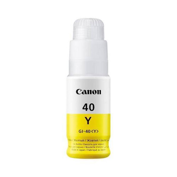 Canon GI-40Y Orijinal Sarı Şişe Mürekkep Kartuş - 7000 Sayfa resmi