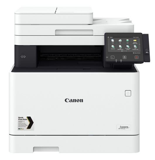 Canon MF744CDW Renkli Çok Fonksiyonlu Yazıcı Tarayıcı Fotokopi Fax Wifi Dublex resmi