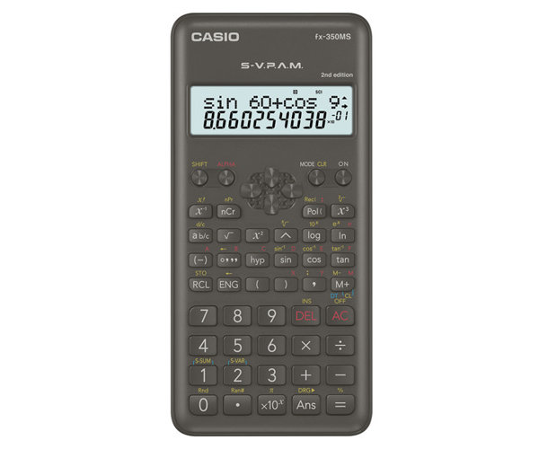 Casio FX-350MS 2. Versiyon Bilimsel Fonksiyonlu Hesap Makinesi resmi