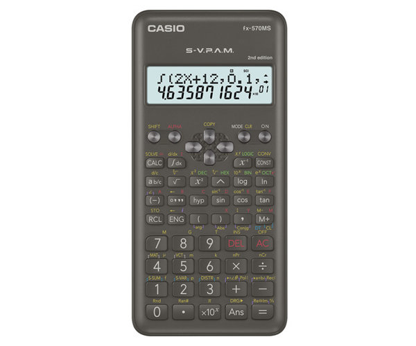 Casio FX-570MS 2. Versiyon Bilimsel Fonksiyonlu Hesap Makinesi resmi