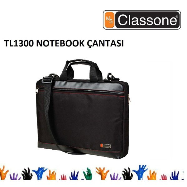 Classone TL1300 13"-14" Siyah Notebook Çantası resmi