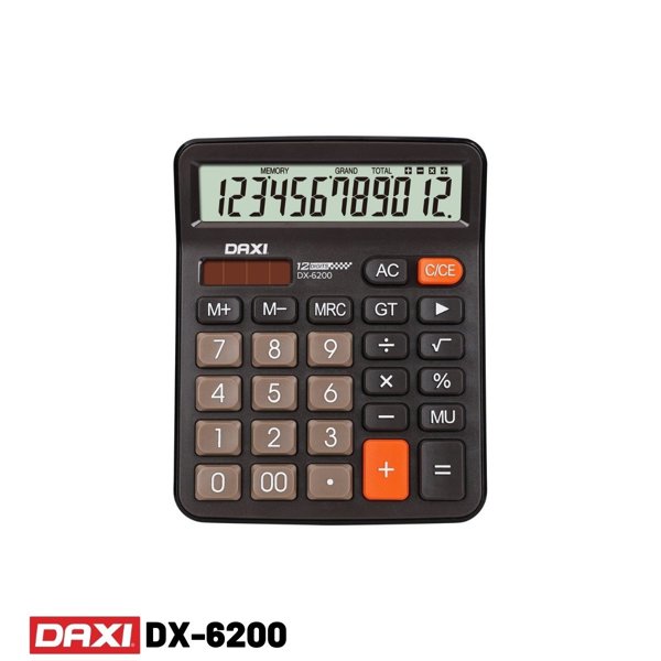 Daxi DX-6200 Siyah Hesap Makinesi resmi