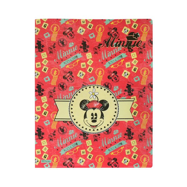 Minnie Mouse Sunum Dosyası 30 Yaprak Kırmızı Desen resmi