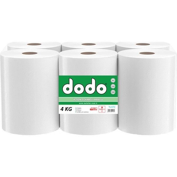 Dodo İçten Çekmeli Havlu 4 kg 6 adet 21 cm resmi
