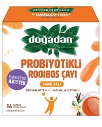 Doğadan Probiyotikli Vanilyalı Rooibos Çay 14'lü Paket resmi