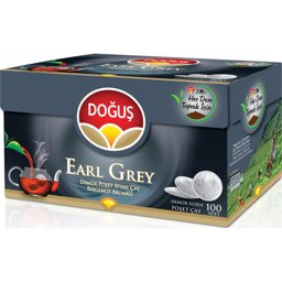 Doğuş Demlik Poşet Çay Earl Grey Bergamot Aromalı 3,2 g x 100'lü Paket resmi
