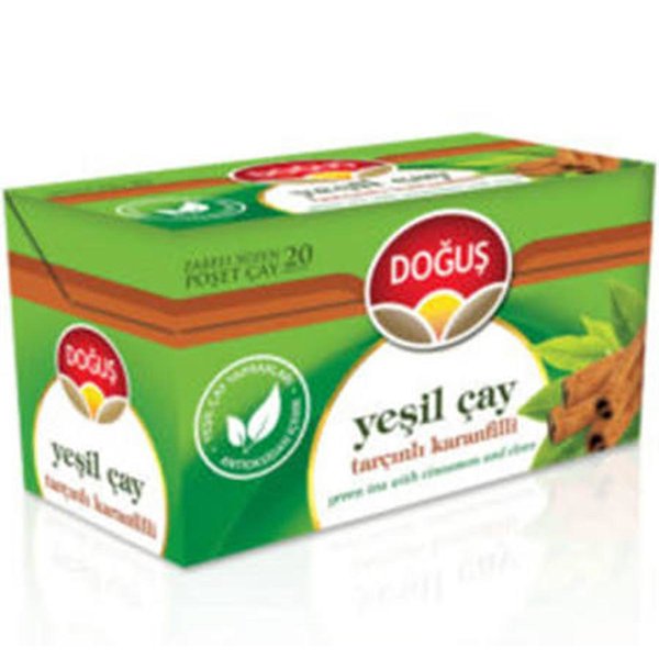 Doğuş Tarçınlı Karanfilli Yeşil Çay 20'li Paket resmi