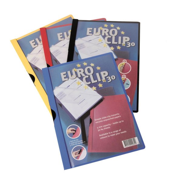 DURABLE EUROCLIP Sıkıştırmalı Dosya 30Syf Kapasiteli-Siyah resmi