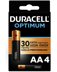 Duracell Optimum Aa Alkalin İnce Pil, 1,5 V Lr6 MN1500, 4’lü Paket resmi