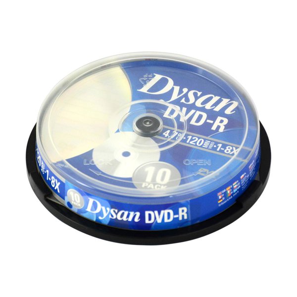 Dysan DVD-R 4.7GB 8X Cakebox 10'lu Paket resmi