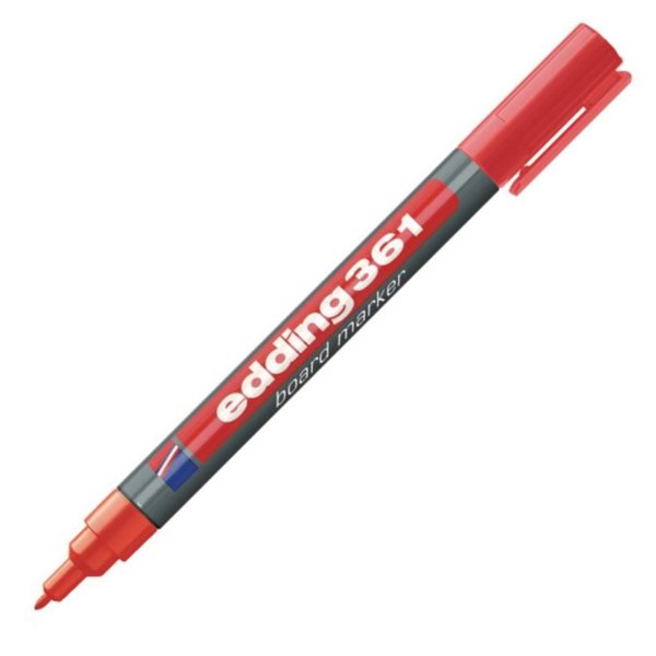 Edding Beyaz Tahta Kalemi E-361 Kırmızı resmi
