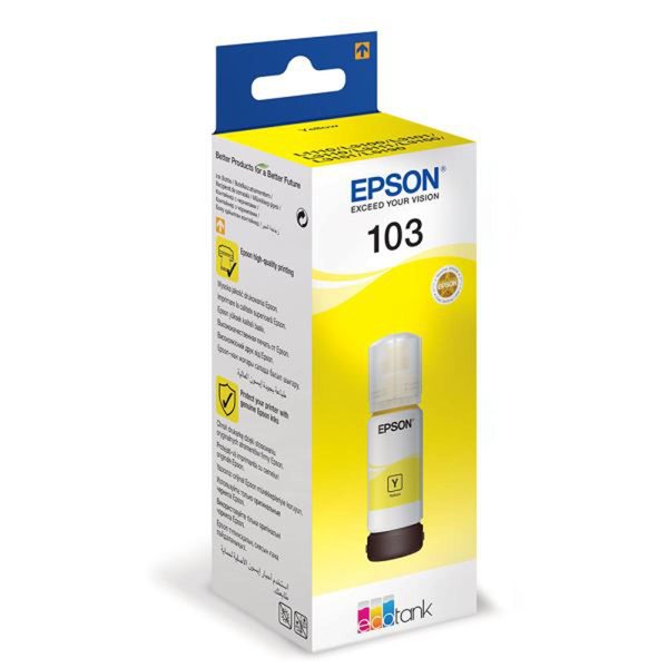 Epson 103 Orijinal Sarı Şişe Mürekkep Kartuş (C13T00S44A ) - 65 ml resmi