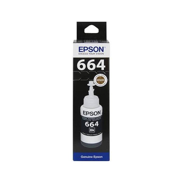 Epson T6641 Orijinal Siyah Mürekkep Kartuş - 70 ml (C13T66414A) resmi