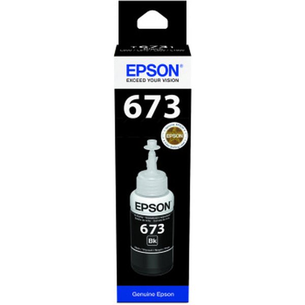 Epson T6731 Orijinal Siyah Şişe Mürekkep Kartuş (C13T67314A) - 70 ml resmi
