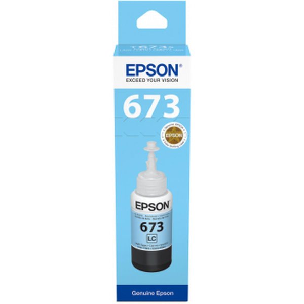 Epson T6735 Orijinal Açık Mavi Şişe Mürekkep Kartuş (C13T67354A) - 70 ml resmi