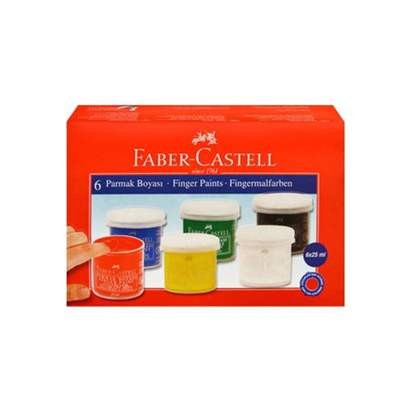 Faber-Castell Parmak Boyası 6'lı Paket resmi