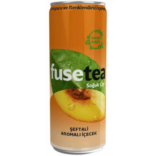 Fuse Tea Şeftali Teneke Kutu 330 ml 6'lı Paket resmi