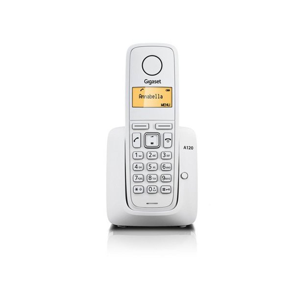 Gigaset A120-B Telsiz Dect Telefon Beyaz resmi