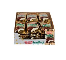 Ülker Halley Çikolata Kaplı Bisküvi 30 g 24'lü Paket resmi