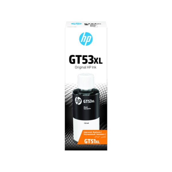 HP GT53XL Orijinal Siyah Şişe Mürekkep Kartuş (1VV21AE) - 6000 Sayfa resmi