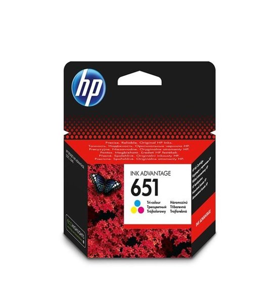 HP 651 C2p11ae Üç Renkli Kartuş 300 Sayfa resmi