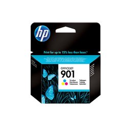HP 901 Orijinal Üç Renkli Mürekkep Kartuşu (CC656AE) - 360 Sayfa resmi