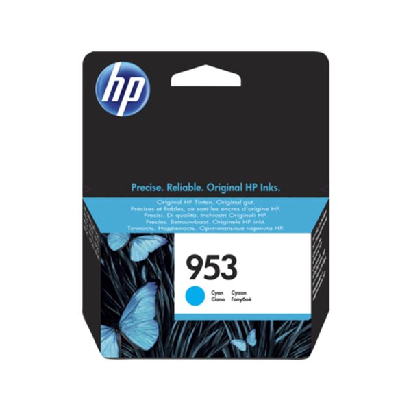 HP 953 Orijinal Mavi/Cyan Mürekkep Kartuşu (F6U12AE) - 700 Sayfa resmi