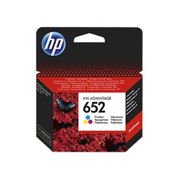 HP 652 Orijinal Üç Renkli Mürekkep Kartuşu (F6V24AE) - 200 Sayfa resmi