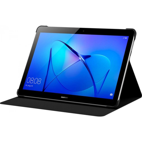 Huawei MediaPad T3 10" Kapaklı Standlı Orijinal Tablet Kılıfı Siyah resmi