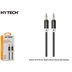 Hytech HY-X70 Siyah 3.5 mm Stereo Ses Kablosu 1 Metre resmi