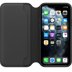 iPhone 11 Pro Deri Folyo Kılıf Siyah - MX062ZM/A (Apple Türkiye Garantili) resmi