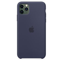 iPhone 11 Pro Silikon Kılıf Gece Mavisi - MWYW2ZM/A (Apple Türkiye Garantili) resmi