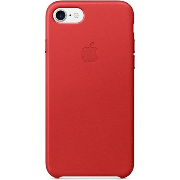iPhone 8 / 7 Deri Kılıf Kırmızı - MQHA2ZMA (Apple Türkiye Garantili) resmi