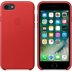iPhone 8 / 7 Deri Kılıf Kırmızı - MQHA2ZMA (Apple Türkiye Garantili) resmi