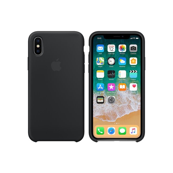 iPhone X Silikon Kılıf Siyah - MQT12ZM/A (Apple Türkiye Garantili) resmi