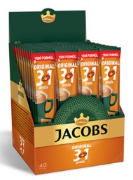 Jacobs 3'ü 1 Arada 18 g 40'lı Paket resmi