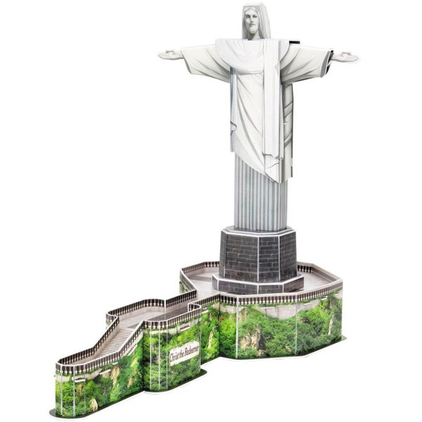 Cubic Fun 3D Puzzle Kurtarıcı İsa Heykeli Brezilya 22 Parça resmi