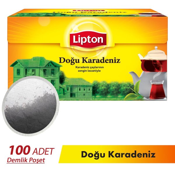 Lipton Demlik Poşet Çay Doğu Karadeniz 100'lü resmi